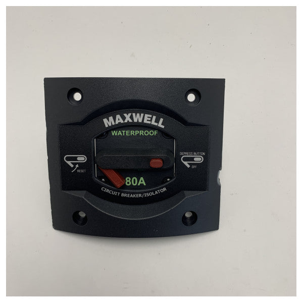 Maxwell 80 amp 12 / 24V electric circuit breaker - P100790 