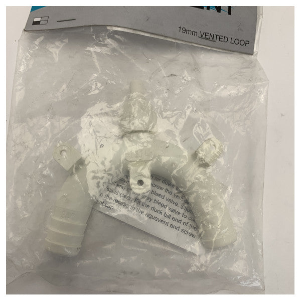 Trudesign Aquavent 1314 belüfteter Loop 19mm - Marine Antisiphonventil für Boote und Yachten 