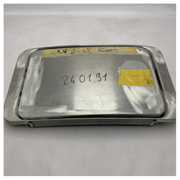 NEMO högkvalitativ vertikal konvex tillträdeslucka i aluminium för marina tillämpningar - 376 x 680 mm