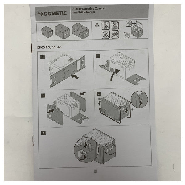 Dometic PC55 CFX3/CFX5 55L suojakuori musta 
