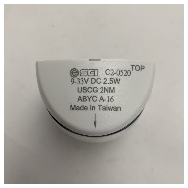 SCO Bi-Color LED Steam Navigation Light for Boats 9-33V | 2NM Marine Navigation Lamp 