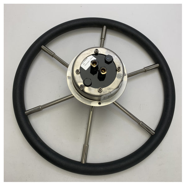 Siyah direksiyon simidi ile Vetus HTP3010B hidrolik direksiyon pompası 