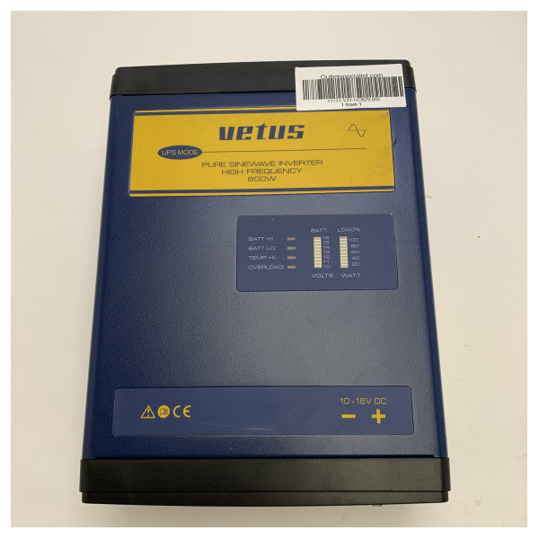 محول الطاقة ذو الموجة الجيبية Vetus IV060012 12V 600W 230V 