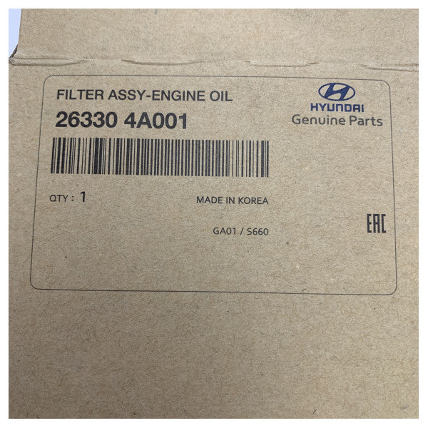 Filtru tal-żejt Original Hyundai 26330-4A001 