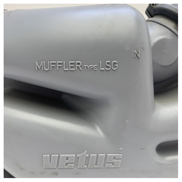 Vetus LSG75 Muffler tal-Waterlock tal-Eżawazzjoni Marittima 75mm � Silenzjatur Vetus LSG Durabbli għal Dgħajjes 