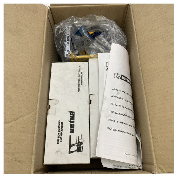 Vetus AFSTTOPT górny montaż podwójnego silnika i skrzyni biegów dźwignia sterująca morse 