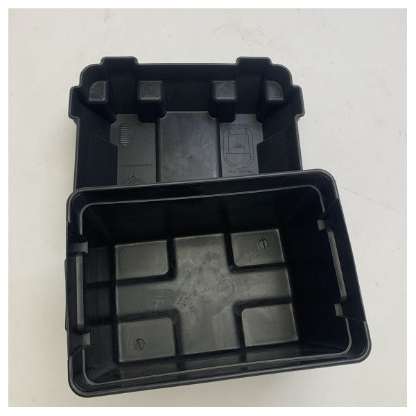 Vetus BATBOXS black battery box size S - 259 x 179 x 200mm