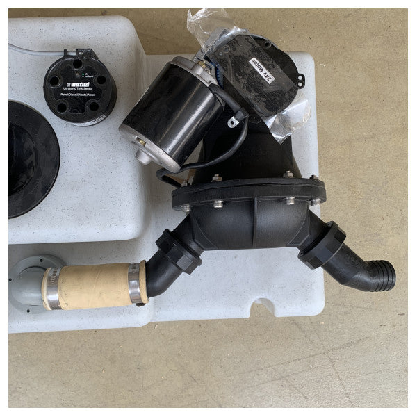 Vetus WWS8824B 88L waste water tank system with pump 24V