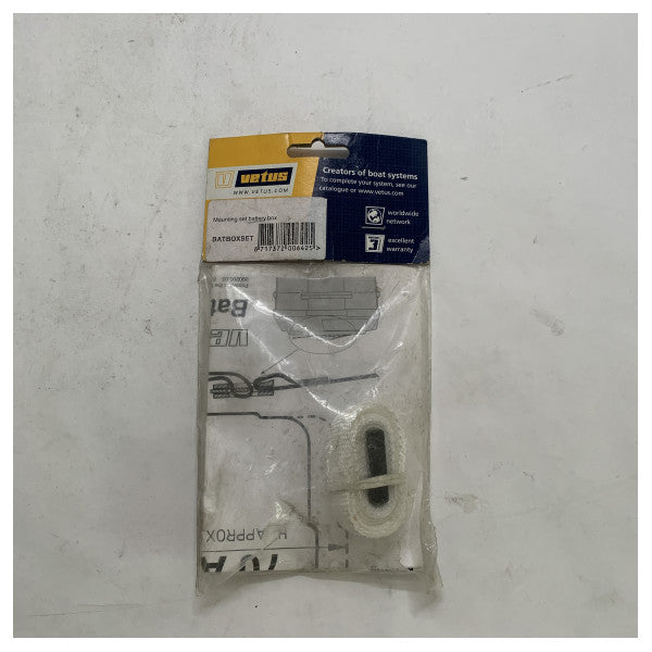 Vetus Batteriebox Montageset - Universelles Marine-Batteriehalter-Set für Boote - BATBOXSET 