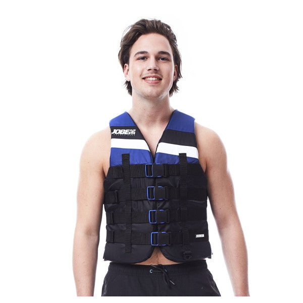 Colete salva-vidas Jobe em nylon com 4 fivelas, preto, tamanho L - 244817571