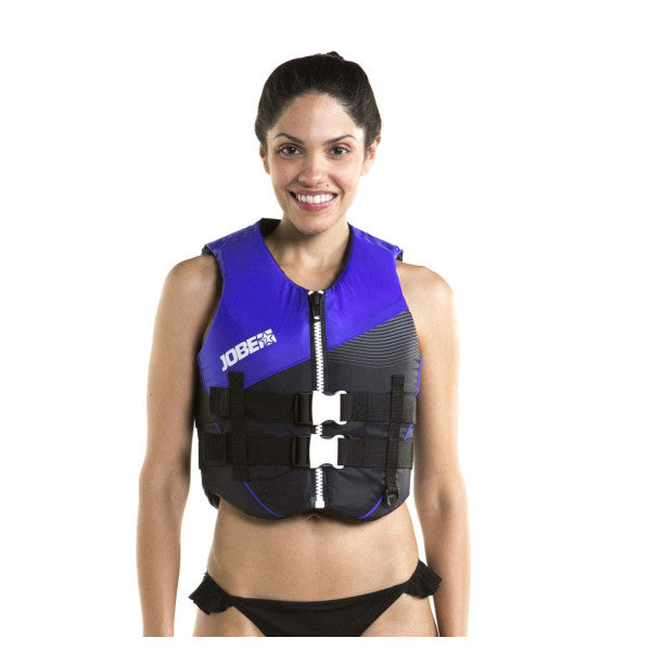 ジョベ・インディゴ・ナイロン製レディス・ライフジャケット Mサイズ ブルー - 244919231-M