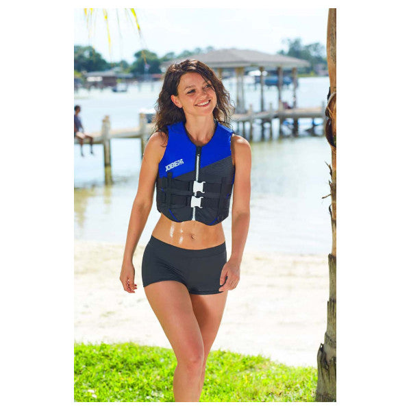 ジョベ・ナイロン製女性用ライフジャケットLサイズ・ブルー - 244919231 - L