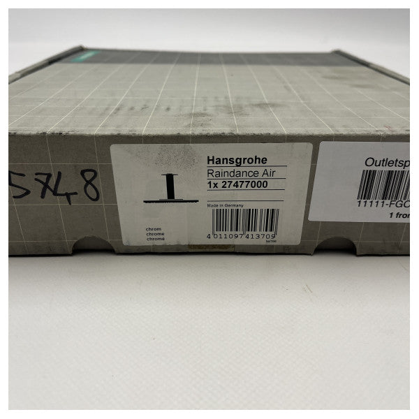 Hansgrohe Raindance Air Chrome Marine Brausekopf 310 mm 27477000 � Langlebig, wassersparend, breitstrahlend
