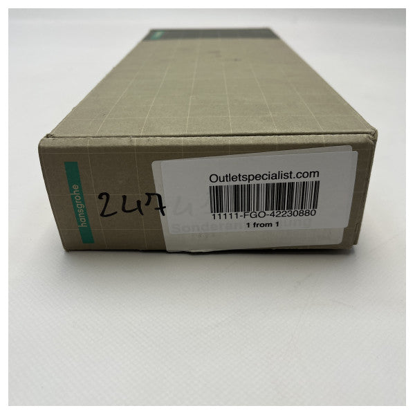 Hansgrohe Axor paslanmaz çelik duş tutucu bar 392 mm - 42230