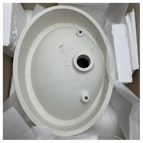 Marine Marmor Harz Oval Waschbecken - Durable Nautical Badezimmer & Schiff Interieur Waschbecken