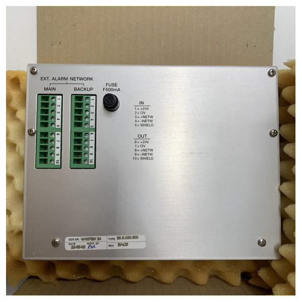 Praxis Local Operator Alarm Control Panel - 98.6.020.600