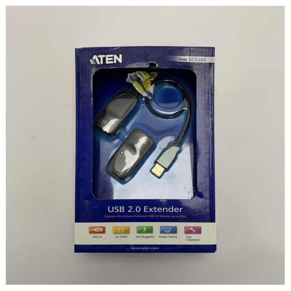 Aten USB 2 Extender Model UCE260 - Verleng tot 60 meter