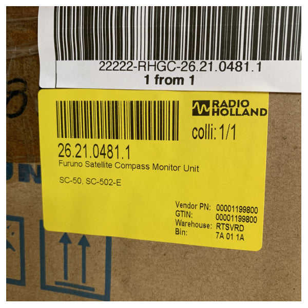 Furuno SC-502 Unit ta' Display tal-Kompass Marittimu għall-Navġazzjoni Affidabbli tal-Vapuri 