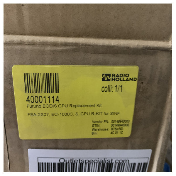 Комплект за подмяна на CPU за Furuno ECDIS за FEA-2X07 и EC-1000C 