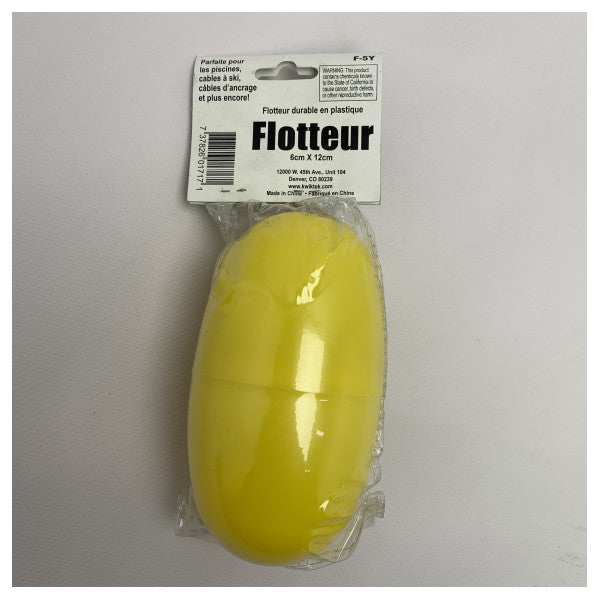 Airhead Plastic Line Floater Yellow - F -5Y