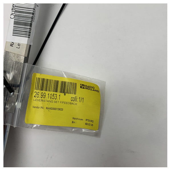 Zestaw dźwigni sprzężenia zwrotnego morskiego z kulowymi stawami - trwałe, odporne na korozję połączenie sterujące dla statków 