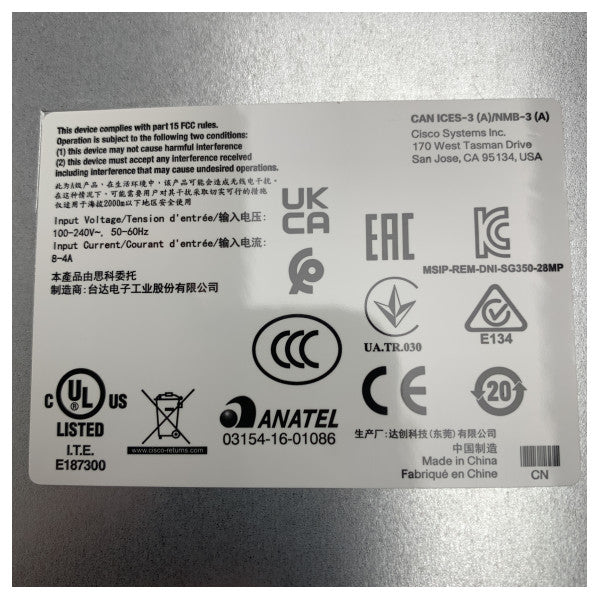 Cisco SG350-28MP-K9-EU Conmutador de red gestionado PoE de 28 puertos Gigabit para aplicaciones empresariales y marinas 