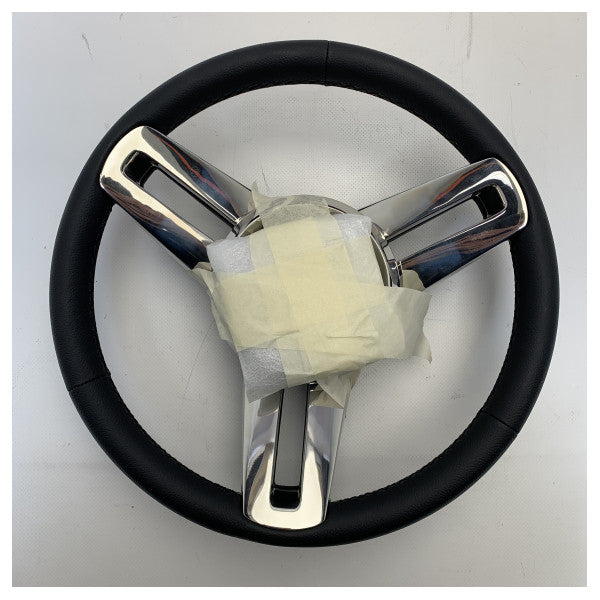 Isotta Daponte rustfritt stål ratt 350 mm svart