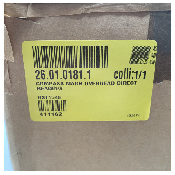 Raytheon Anschutz 32005 manyetik baş üstü pusulası 180 derece