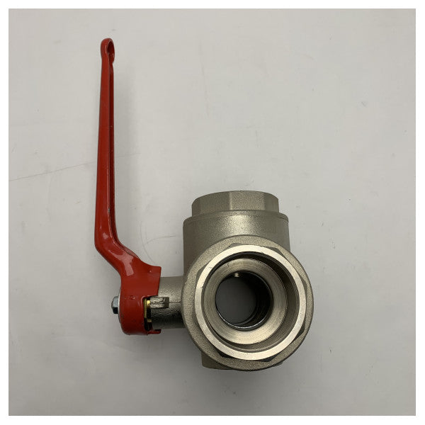 Stainless Steel 3-Way Ball Valve DN50 / 2 Inch for Marine and Industrial Applications