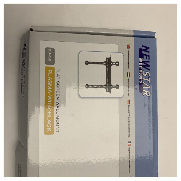 Newstar Universal TV Wall Mount Bracket for 23-52 Inch Flat Screens - Heavy Duty VESA Compatible 