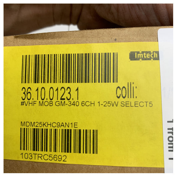 Motorola GM340 VHF Marine Radio - Zuverlässige Zwei-Wege-Kommunikation für Boote und Schiffe 