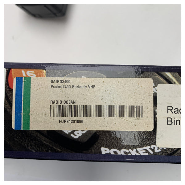 راديو أوشن بوكيت 2400 راديو بحري VHF محمول - موثوق به ومضاد للماء 