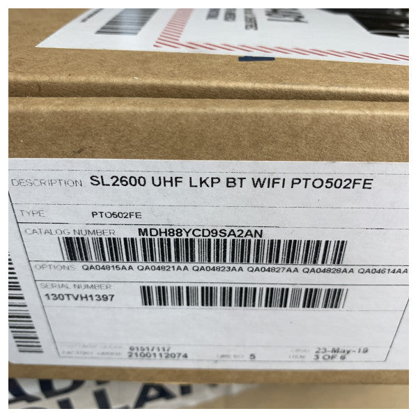 Motorola SL2600 UHF Zwei-Wege-Digitalradio - MDH88YCD9SA2AN 