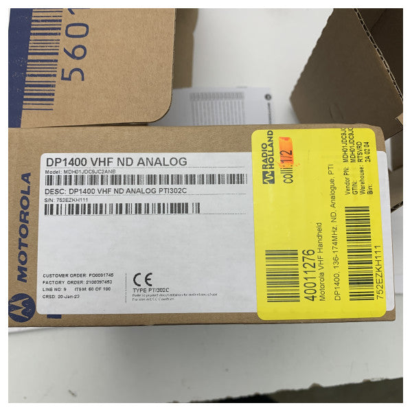 Motorola DP1400 VHF UHF digital håndholdt tovejskommunikationsradio - MDH01JDC9JC2ANB 