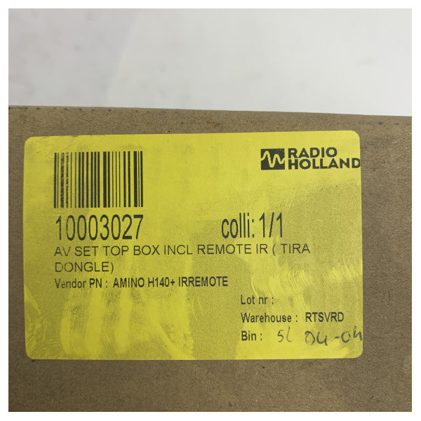 أمينو AV جهاز استقبال تلفزيوني H140 - حل بث تلفزيوني بحري مدمج 