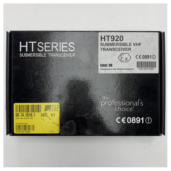 エンテル HT920 ATEX VHFマリンラジオ - 危険な環境用ハンドヘルドウォーキートーキー 