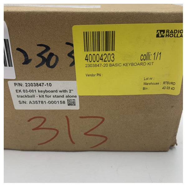 Marine ECDIS Keyboard with Integrated Trackball USB for Ship Navigation Systems 