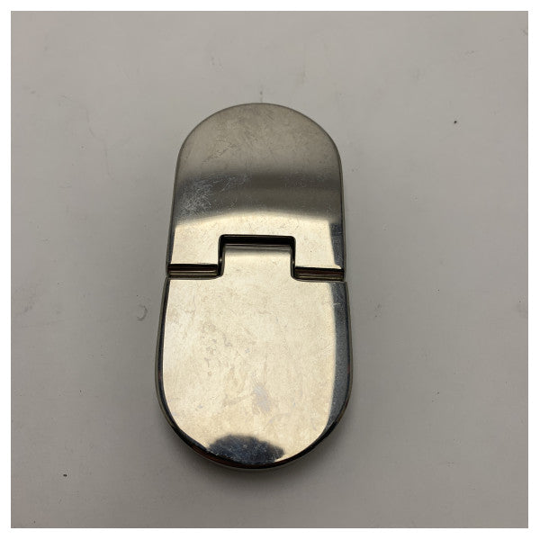 Hængsel til tunge luger i rustfrit stål 112 mm - holdbart, korrosionsbestandigt bådtilbehør