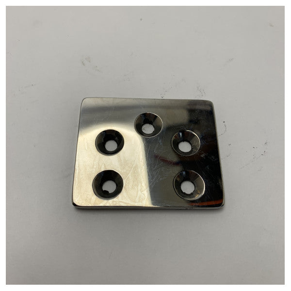 Hængsel til tunge luger i rustfrit stål 112 mm - holdbart, korrosionsbestandigt bådtilbehør