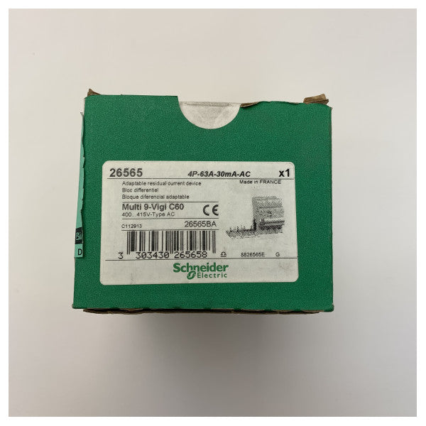 Schneider Electric Multi 9-Vigi C60 Tierra Fuga de fuga