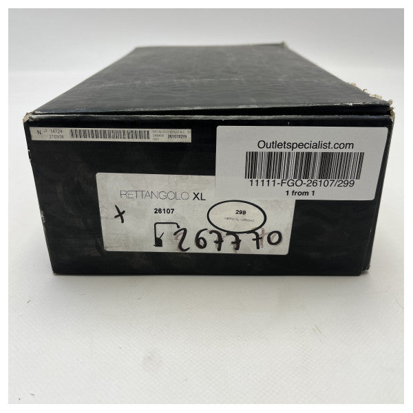 Gessi Rettangolo XL Schwarz Waschtischmischbatterie Ersatzteile 26107.299 mit flexiblen Schläuchen aus Edelstahl