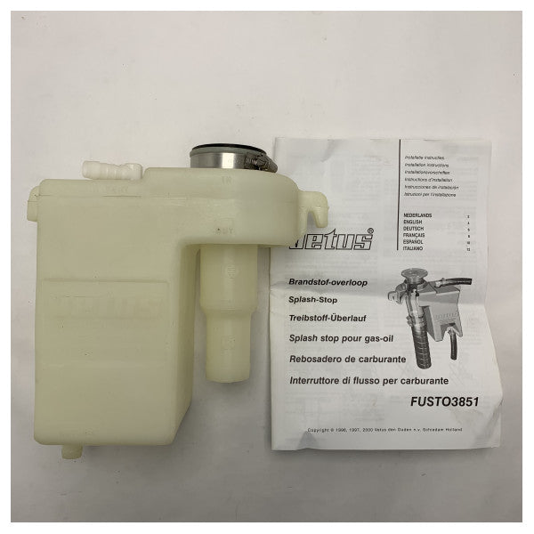 Vetus Splash Top fuel overflow - 51 - 16 mm -  FUSTO3851