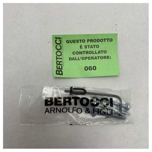 Bertocci 528 Distributeur de savon mural en acier inoxydable de qualité marine