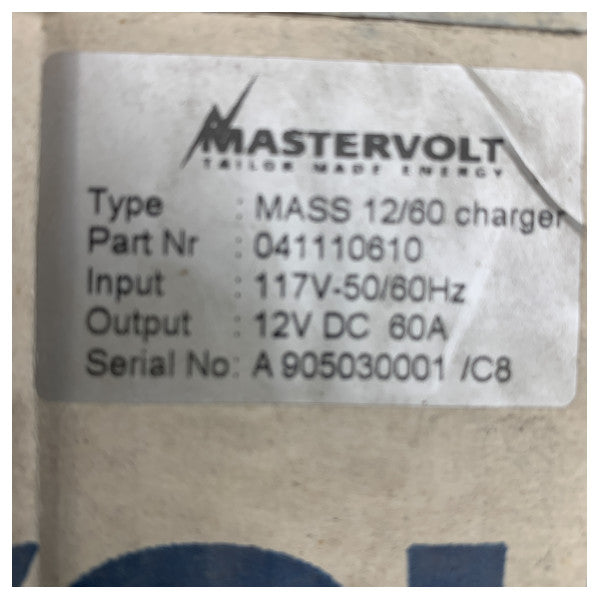 Masa mastervolt 12v | Cargador de batería 60A - 041110610