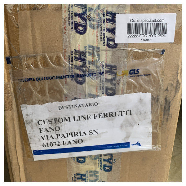 تلفاز HYD 260L بحري مدمج 20 بوصة للسفن � شاشة عرض ترفيه بحري متينة مقاومة للماء