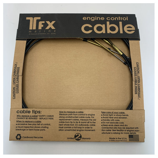 Teleflex FT14 250 moottorin ohjauskaapeli Mercury, OMC ja Marine moottoreille - Kestävä ja luotettava