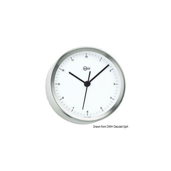 Marine vejrstation Barigo Steel med barometer, termometer og hygrometer - holdbart instrument i rustfrit stål til både