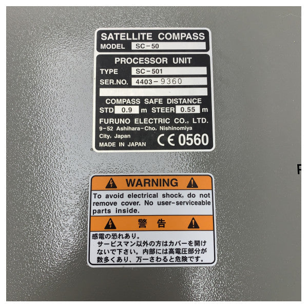 Furuno SC501 SC50 GPS Satellita proċessur ta' unità 