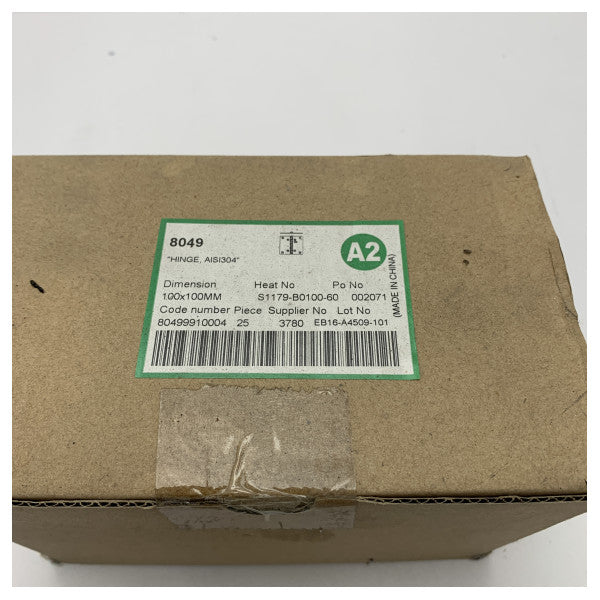 ステンレス鋼の海洋の蝶番 AISI 304 -耐久の防蝕ボートのドア ヒンジ