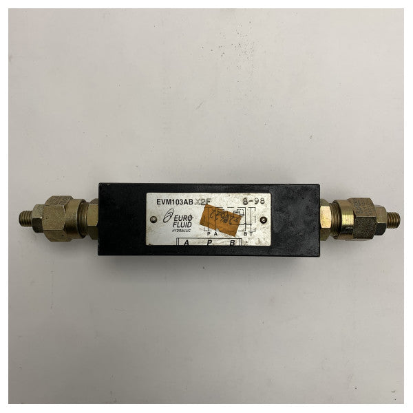 Euro-Fluid EVM103ABX2F Rückschlagventil mit kompaktem Design.